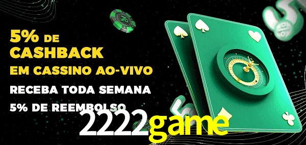 Promoções do cassino ao Vivo 2222game